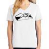 1-DAY RUSH NO MINIMUM Ladies V-Neck Short Sleeve T-Shirt Thumbnail