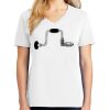 1-DAY RUSH NO MINIMUM Ladies V-Neck Short Sleeve T-Shirt Thumbnail