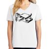 1-DAY RUSH NO MINIMUM Ladies V-Neck Short Sleeve T-Shirt Thumbnail