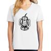 1-DAY RUSH NO MINIMUM Ladies V-Neck Short Sleeve T-Shirt Thumbnail