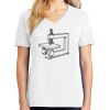 1-DAY RUSH NO MINIMUM Ladies V-Neck Short Sleeve T-Shirt Thumbnail