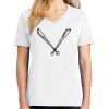 1-DAY RUSH NO MINIMUM Ladies V-Neck Short Sleeve T-Shirt Thumbnail