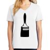 1-DAY RUSH NO MINIMUM Ladies V-Neck Short Sleeve T-Shirt Thumbnail