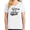 1-DAY RUSH NO MINIMUM Ladies V-Neck Short Sleeve T-Shirt Thumbnail
