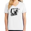 1-DAY RUSH NO MINIMUM Ladies V-Neck Short Sleeve T-Shirt Thumbnail