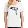1-DAY RUSH NO MINIMUM Ladies V-Neck Short Sleeve T-Shirt Thumbnail