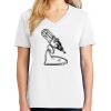 1-DAY RUSH NO MINIMUM Ladies V-Neck Short Sleeve T-Shirt Thumbnail