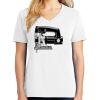 1-DAY RUSH NO MINIMUM Ladies V-Neck Short Sleeve T-Shirt Thumbnail