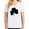 1-DAY RUSH NO MINIMUM Ladies V-Neck Short Sleeve T-Shirt Thumbnail