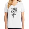 1-DAY RUSH NO MINIMUM Ladies V-Neck Short Sleeve T-Shirt Thumbnail