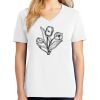 1-DAY RUSH NO MINIMUM Ladies V-Neck Short Sleeve T-Shirt Thumbnail