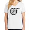 1-DAY RUSH NO MINIMUM Ladies V-Neck Short Sleeve T-Shirt Thumbnail