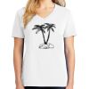 1-DAY RUSH NO MINIMUM Ladies V-Neck Short Sleeve T-Shirt Thumbnail
