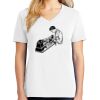 1-DAY RUSH NO MINIMUM Ladies V-Neck Short Sleeve T-Shirt Thumbnail