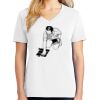 1-DAY RUSH NO MINIMUM Ladies V-Neck Short Sleeve T-Shirt Thumbnail