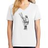 1-DAY RUSH NO MINIMUM Ladies V-Neck Short Sleeve T-Shirt Thumbnail