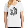 1-DAY RUSH NO MINIMUM Ladies V-Neck Short Sleeve T-Shirt Thumbnail