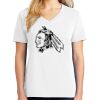 1-DAY RUSH NO MINIMUM Ladies V-Neck Short Sleeve T-Shirt Thumbnail