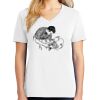 1-DAY RUSH NO MINIMUM Ladies V-Neck Short Sleeve T-Shirt Thumbnail