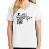 1-DAY RUSH NO MINIMUM Ladies V-Neck Short Sleeve T-Shirt Thumbnail