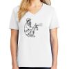 1-DAY RUSH NO MINIMUM Ladies V-Neck Short Sleeve T-Shirt Thumbnail