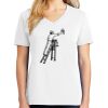 1-DAY RUSH NO MINIMUM Ladies V-Neck Short Sleeve T-Shirt Thumbnail