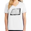 1-DAY RUSH NO MINIMUM Ladies V-Neck Short Sleeve T-Shirt Thumbnail
