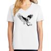1-DAY RUSH NO MINIMUM Ladies V-Neck Short Sleeve T-Shirt Thumbnail