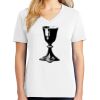 1-DAY RUSH NO MINIMUM Ladies V-Neck Short Sleeve T-Shirt Thumbnail