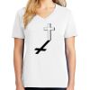 1-DAY RUSH NO MINIMUM Ladies V-Neck Short Sleeve T-Shirt Thumbnail