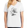 1-DAY RUSH NO MINIMUM Ladies V-Neck Short Sleeve T-Shirt Thumbnail