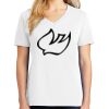 1-DAY RUSH NO MINIMUM Ladies V-Neck Short Sleeve T-Shirt Thumbnail