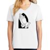 1-DAY RUSH NO MINIMUM Ladies V-Neck Short Sleeve T-Shirt Thumbnail