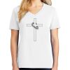 1-DAY RUSH NO MINIMUM Ladies V-Neck Short Sleeve T-Shirt Thumbnail