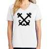 1-DAY RUSH NO MINIMUM Ladies V-Neck Short Sleeve T-Shirt Thumbnail