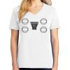 1-DAY RUSH NO MINIMUM Ladies V-Neck Short Sleeve T-Shirt Thumbnail