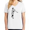 1-DAY RUSH NO MINIMUM Ladies V-Neck Short Sleeve T-Shirt Thumbnail