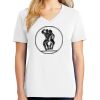 1-DAY RUSH NO MINIMUM Ladies V-Neck Short Sleeve T-Shirt Thumbnail
