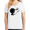 1-DAY RUSH NO MINIMUM Ladies V-Neck Short Sleeve T-Shirt Thumbnail