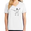 1-DAY RUSH NO MINIMUM Ladies V-Neck Short Sleeve T-Shirt Thumbnail