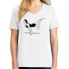 1-DAY RUSH NO MINIMUM Ladies V-Neck Short Sleeve T-Shirt Thumbnail