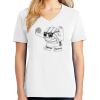 1-DAY RUSH NO MINIMUM Ladies V-Neck Short Sleeve T-Shirt Thumbnail