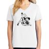 1-DAY RUSH NO MINIMUM Ladies V-Neck Short Sleeve T-Shirt Thumbnail