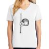 1-DAY RUSH NO MINIMUM Ladies V-Neck Short Sleeve T-Shirt Thumbnail