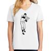 1-DAY RUSH NO MINIMUM Ladies V-Neck Short Sleeve T-Shirt Thumbnail