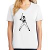 1-DAY RUSH NO MINIMUM Ladies V-Neck Short Sleeve T-Shirt Thumbnail