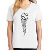 1-DAY RUSH NO MINIMUM Ladies V-Neck Short Sleeve T-Shirt Thumbnail