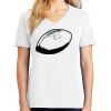 1-DAY RUSH NO MINIMUM Ladies V-Neck Short Sleeve T-Shirt Thumbnail