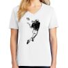 1-DAY RUSH NO MINIMUM Ladies V-Neck Short Sleeve T-Shirt Thumbnail