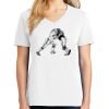 1-DAY RUSH NO MINIMUM Ladies V-Neck Short Sleeve T-Shirt Thumbnail